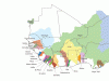 Contrary to popular belief, West African countries, including those of the Sahel, do not lack water. Only two countries (Cape Verde and Burkina Faso) are below the international standard for water scarcity. West Africa has 28 cross boundary river basins. The largest are the Niger River Basin (shared between 11 countries if the&nbsp; non-active part of the basin is taken into account), the Senegal River Basin (4 countries), the Volta River Basin (6 countries), the Lake Chad Basin (8 countries), and the Comoé River Basin (4 countries). With the exception of Cape Verde, each West African country shares at least one waterway with one of its neighbours.
