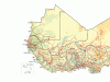The size of the West African region is imposing: ECOWAS member countries, Chad and Mauritania cover a surface area of 7.4 million km², almost twice the size of all the 27 European Union member countries combined (4.3 million km2). West Africa is a land of contrasts where, from North to South, the desert opens on to the Savannah; the savannah gives way to the forest, and the forest to the ocean.